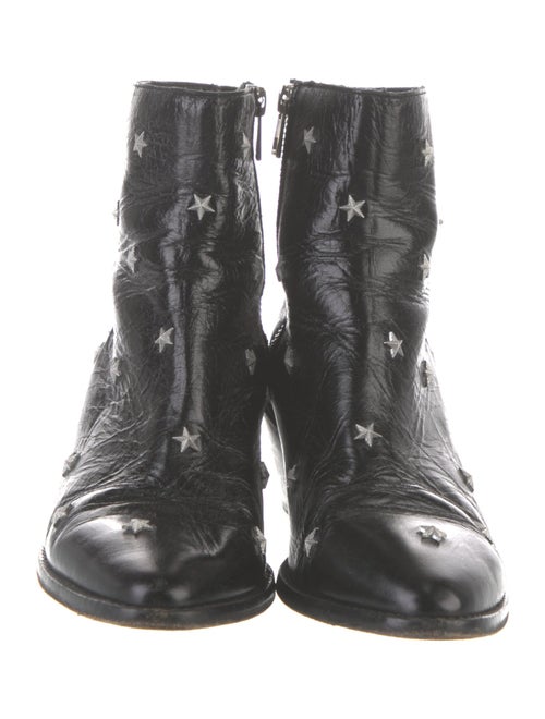 Zadig & Voltaire Leather Combat Boots
