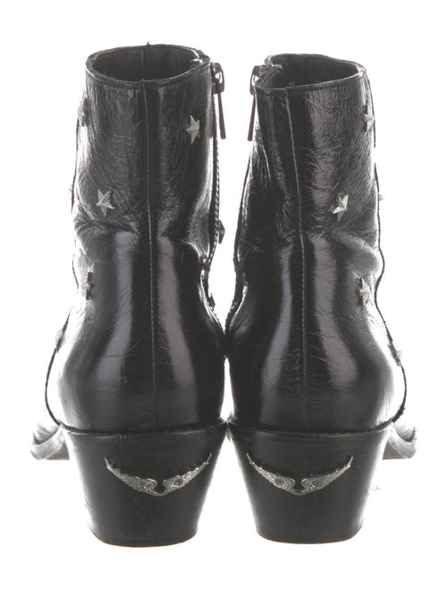 Zadig & Voltaire Leather Combat Boots