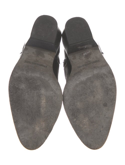 Zadig & Voltaire Leather Combat Boots