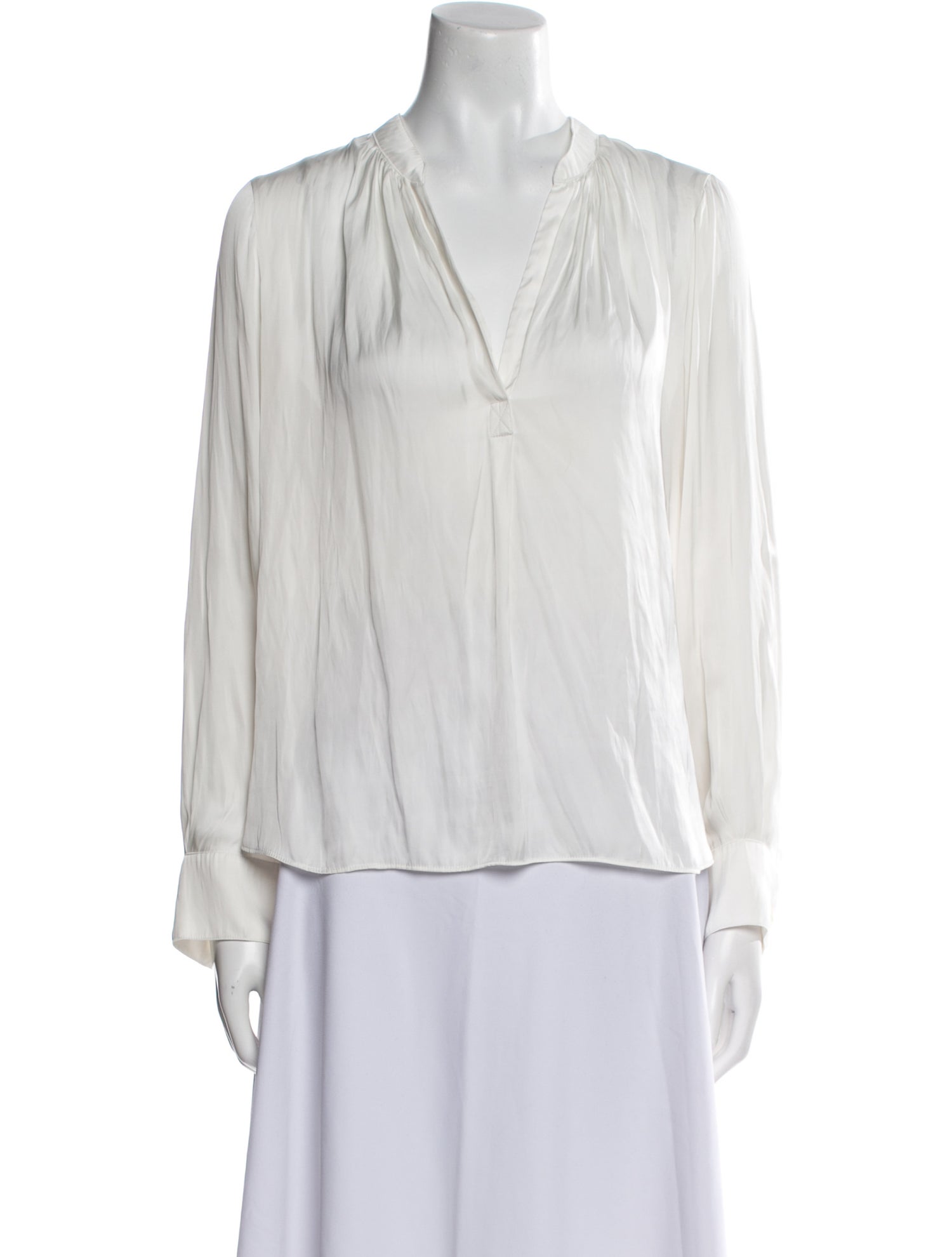 Zadig & Voltaire V-Neck Long Sleeve Blouse