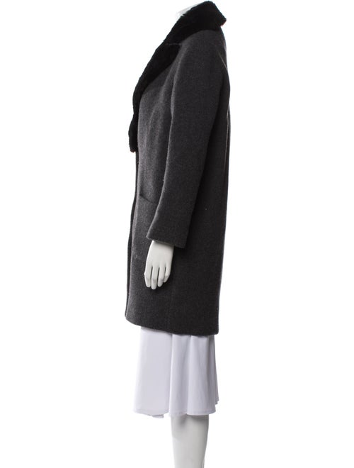 Zadig & Voltaire Wool Fur Coat