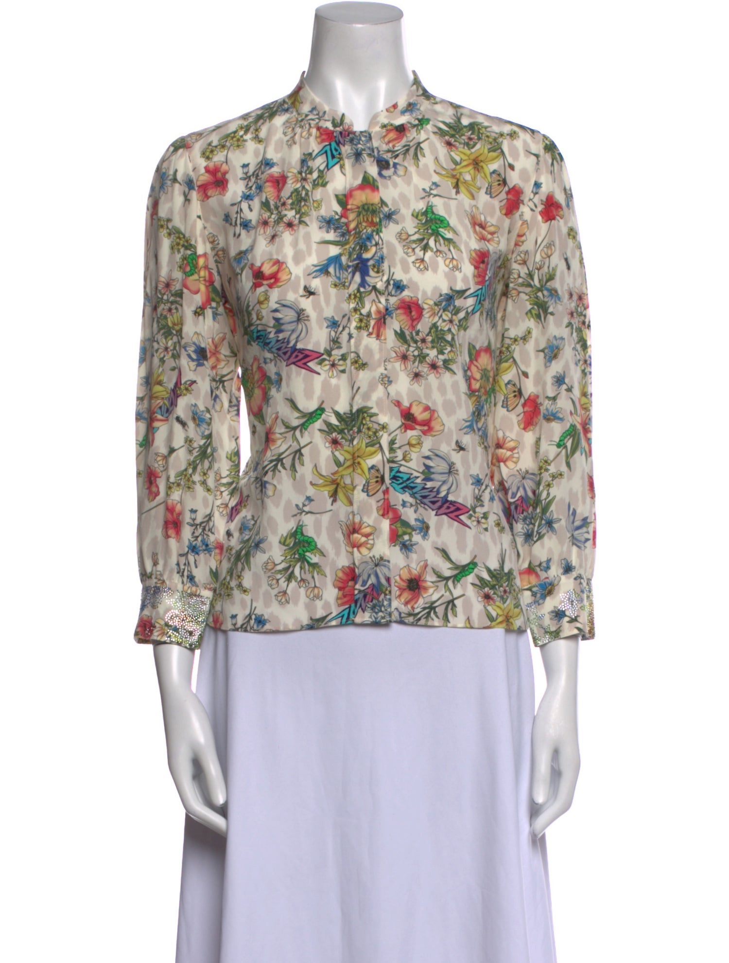 Zadig & Voltaire Silk Floral Print Blouse