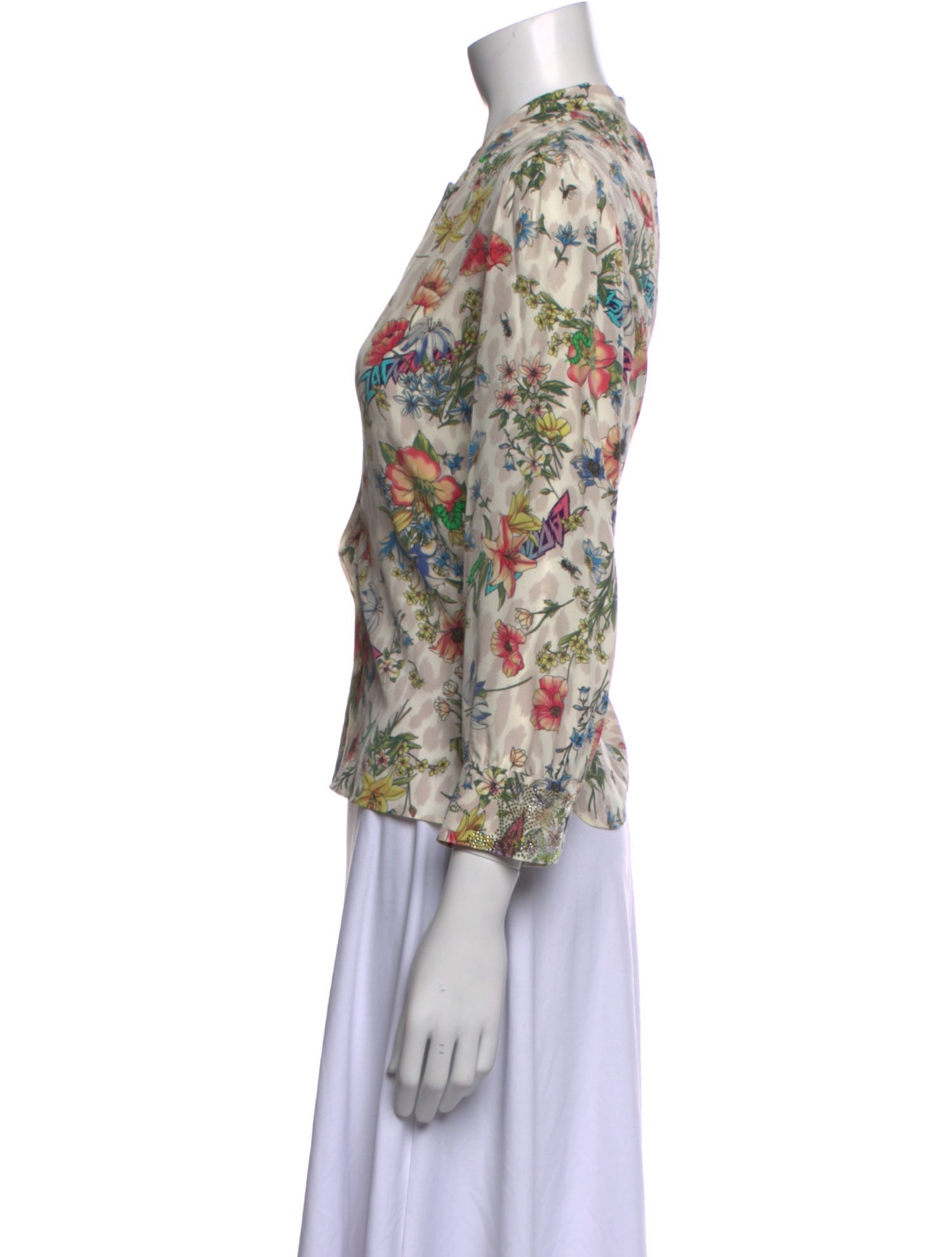 Zadig & Voltaire Silk Floral Print Blouse