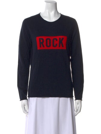 Zadig & Voltaire Merino Wool Graphic Print Sweater