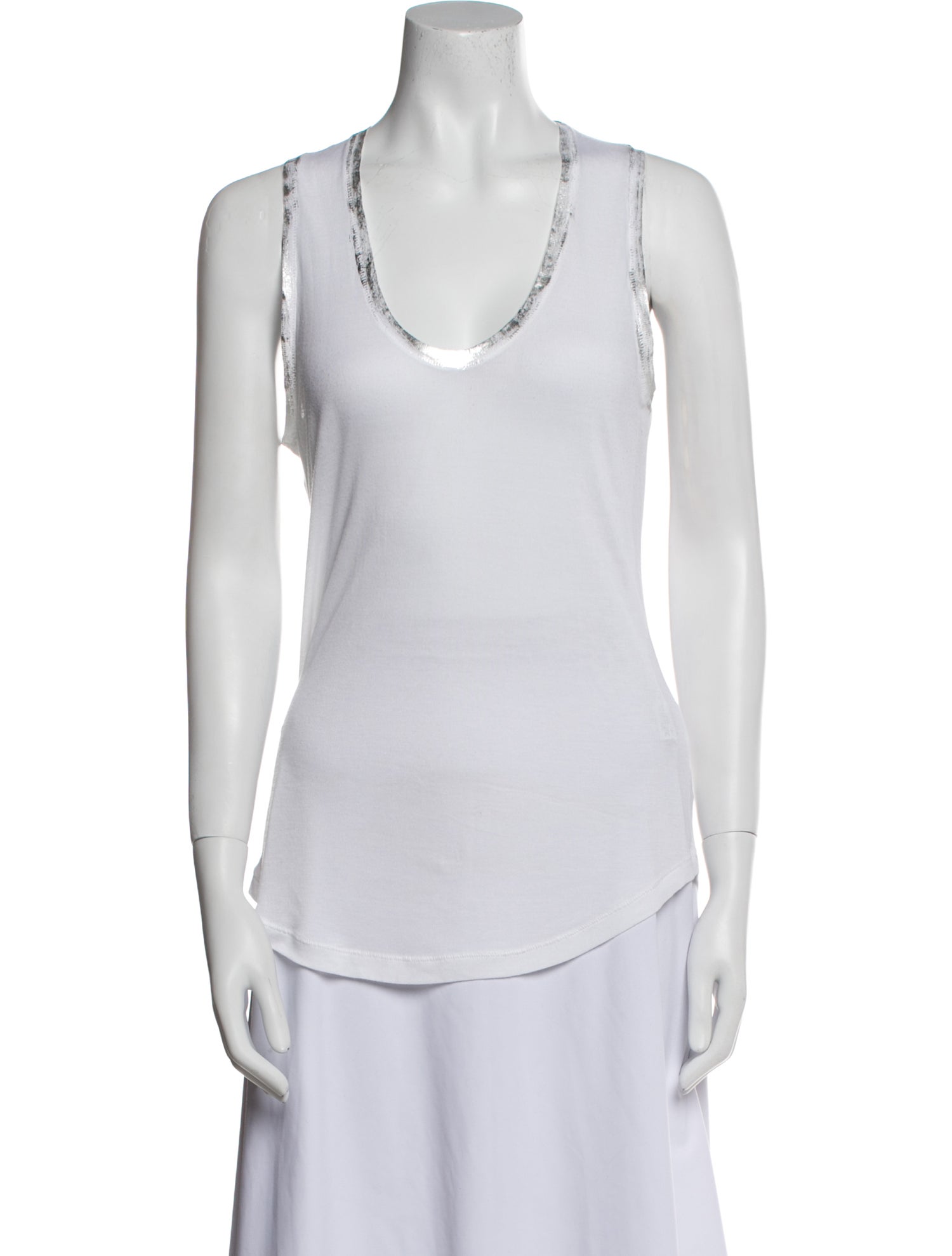 Zadig & Voltaire Scoop Neck Sleeveless Top