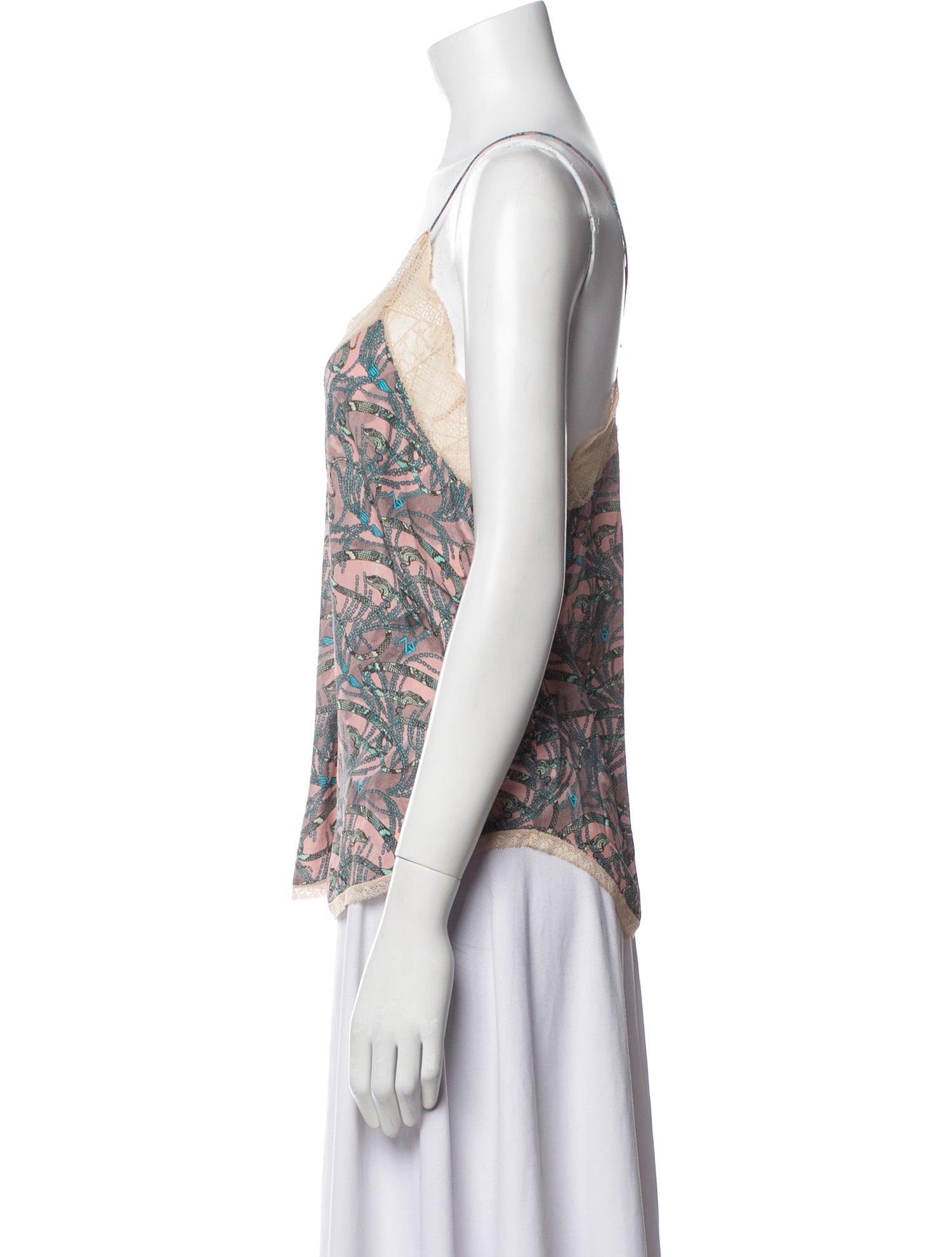 Zadig & Voltaire Paisley Print V-Neck Top