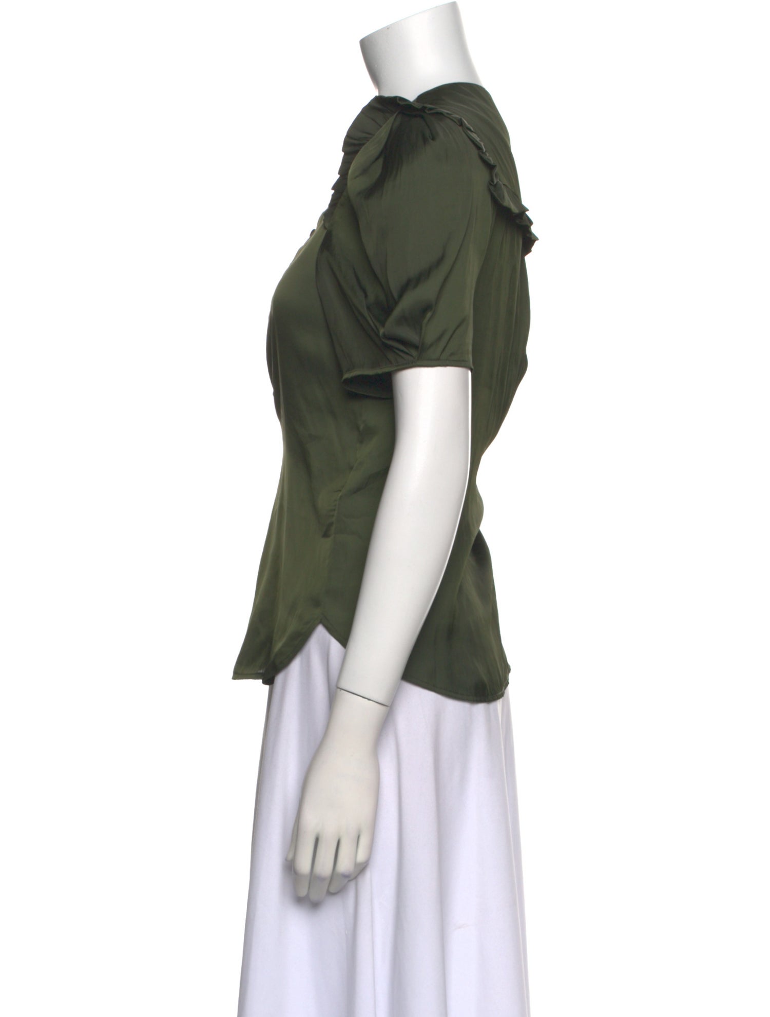 Zadig & Voltaire V-Neck Short Sleeve Top