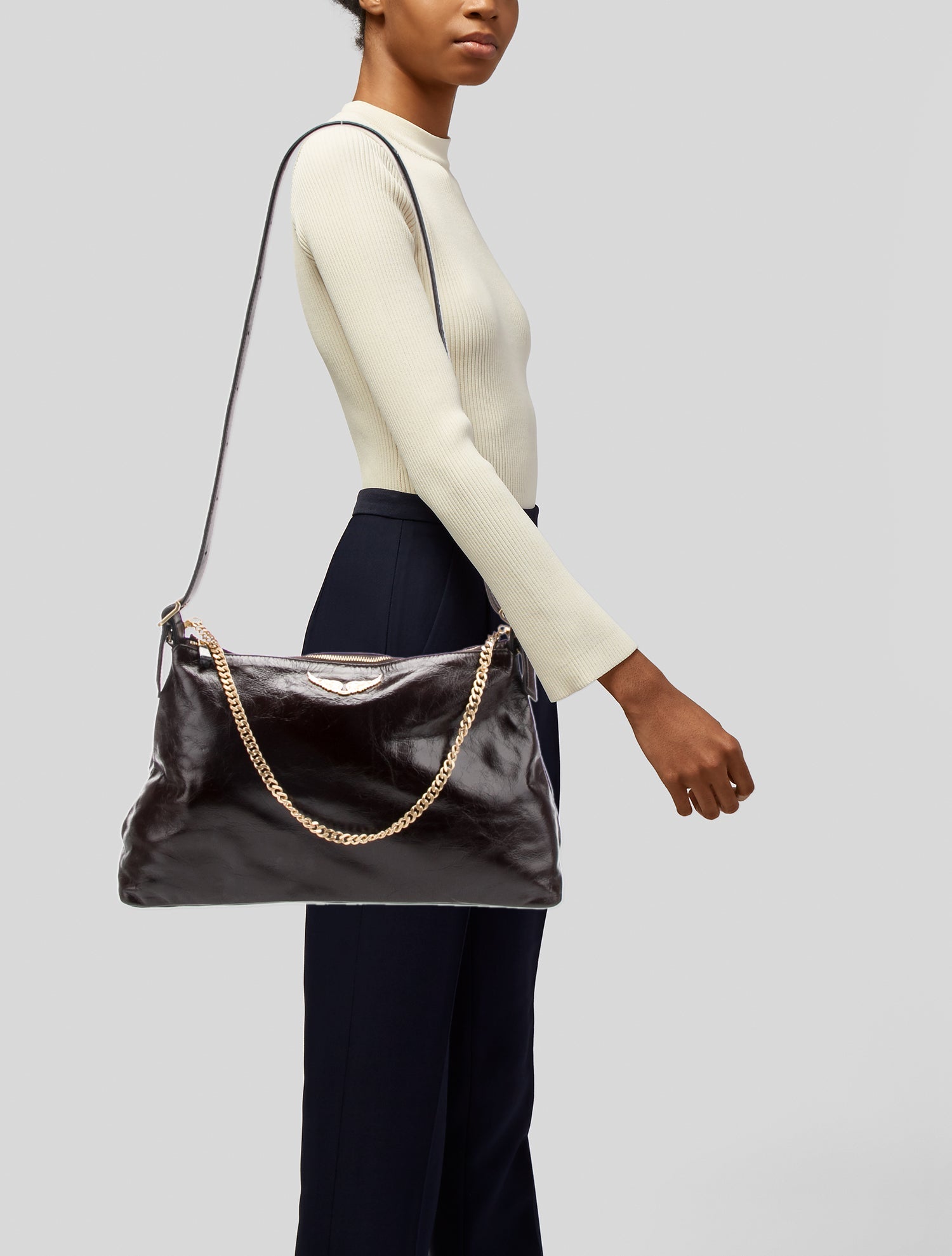 Zadig & Voltaire Leather Shoulder Bag