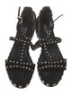 Zadig & Voltaire Suede Studded Accents Gladiator Sandals