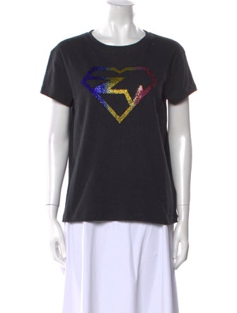Zadig & Voltaire Graphic Print Crew Neck T-Shirt