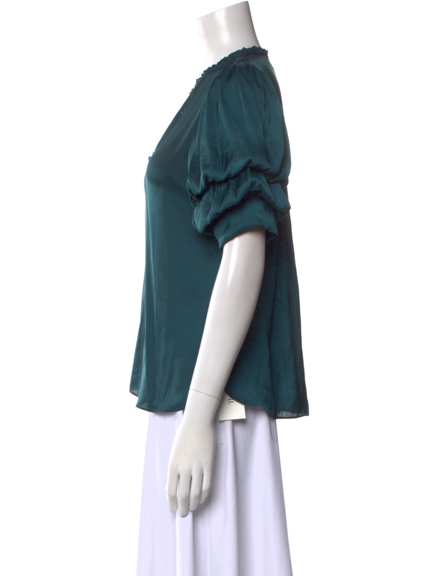 Zadig & Voltaire V-Neck Short Sleeve Blouse