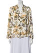 Zadig & Voltaire Printed V-Neck Blouse