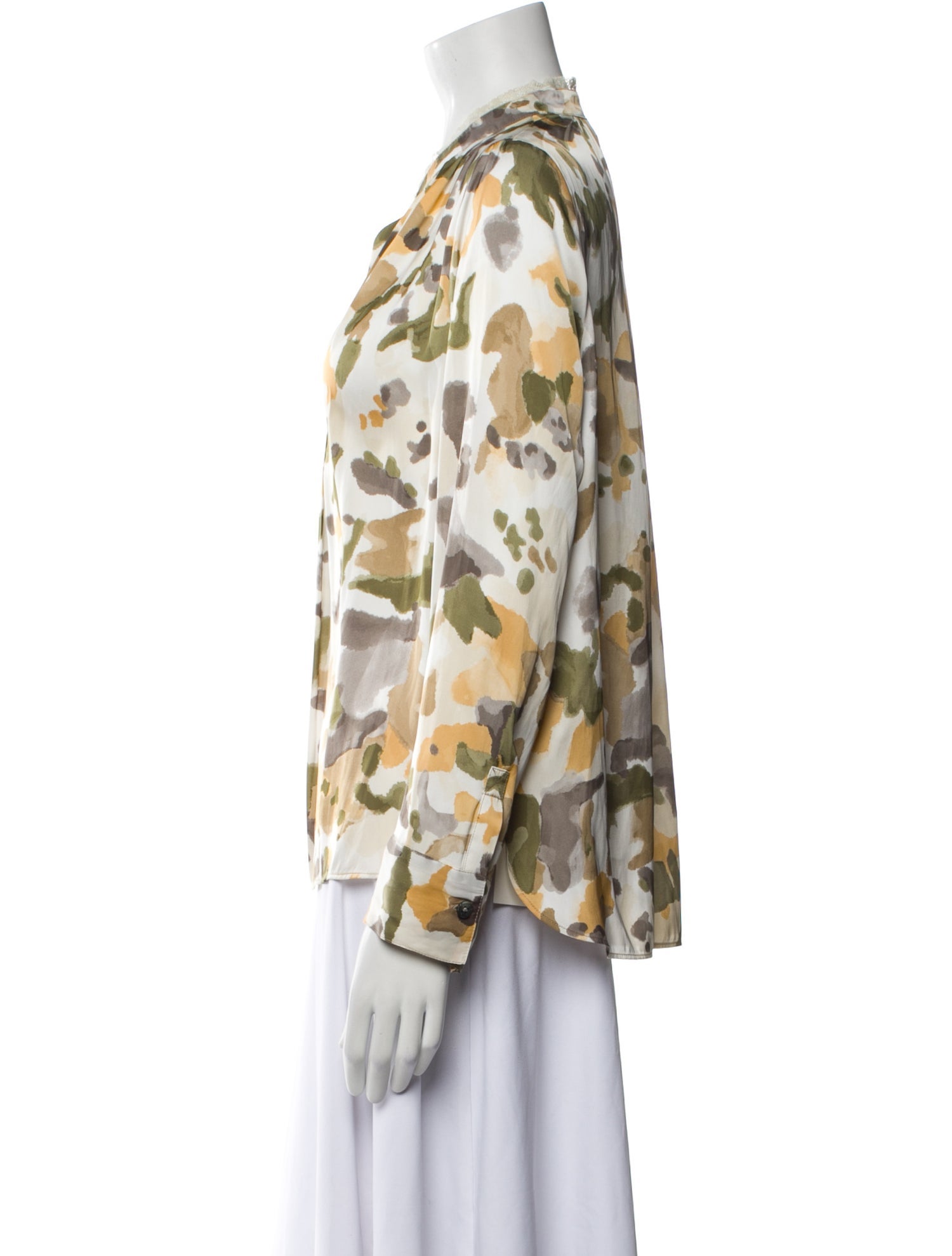 Zadig & Voltaire Printed V-Neck Blouse