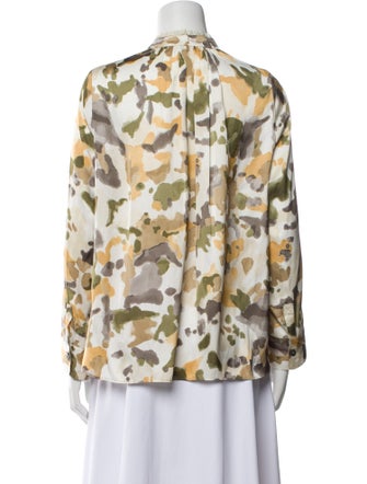 Zadig & Voltaire Printed V-Neck Blouse