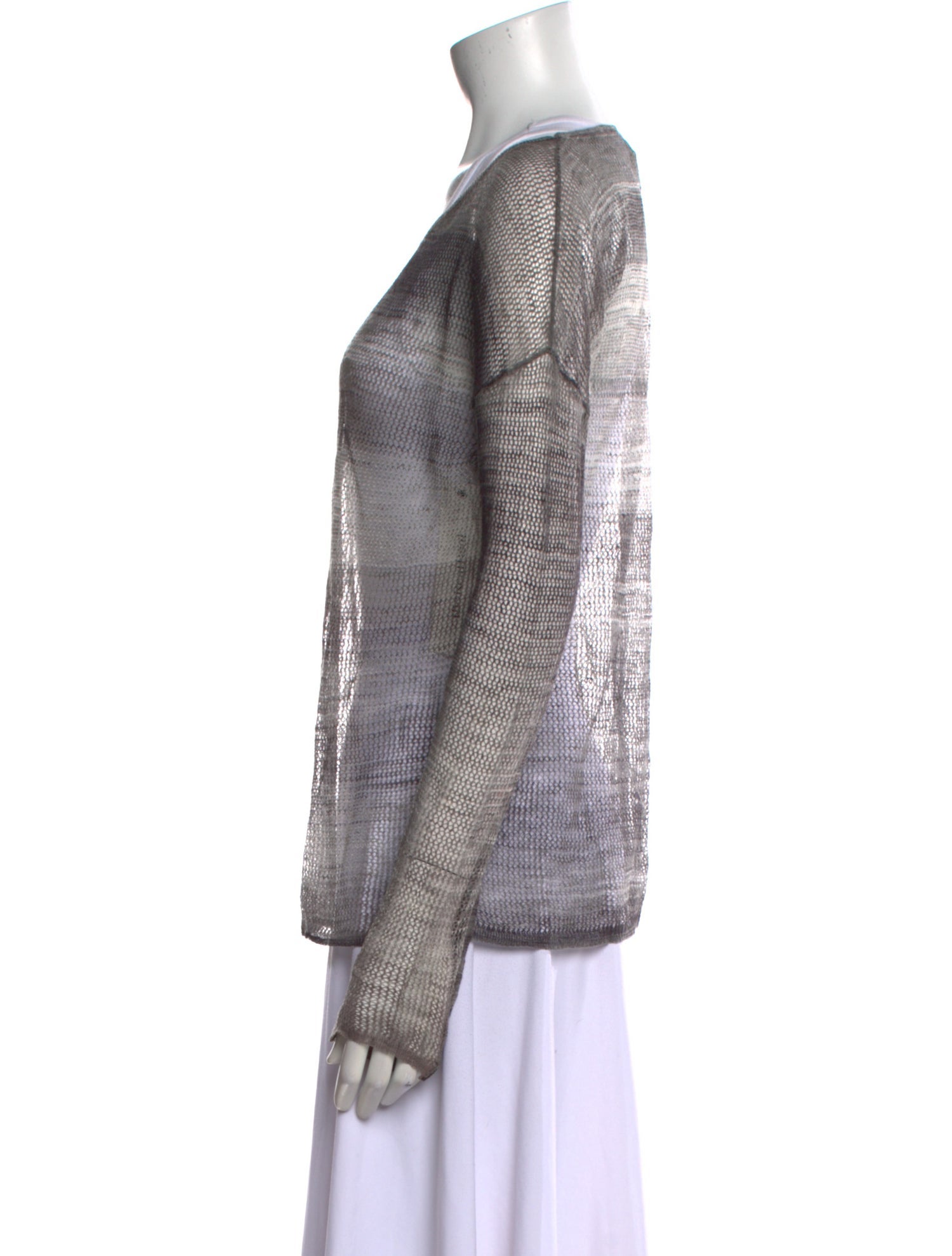 Zadig & Voltaire Printed Scoop Neck Sweater