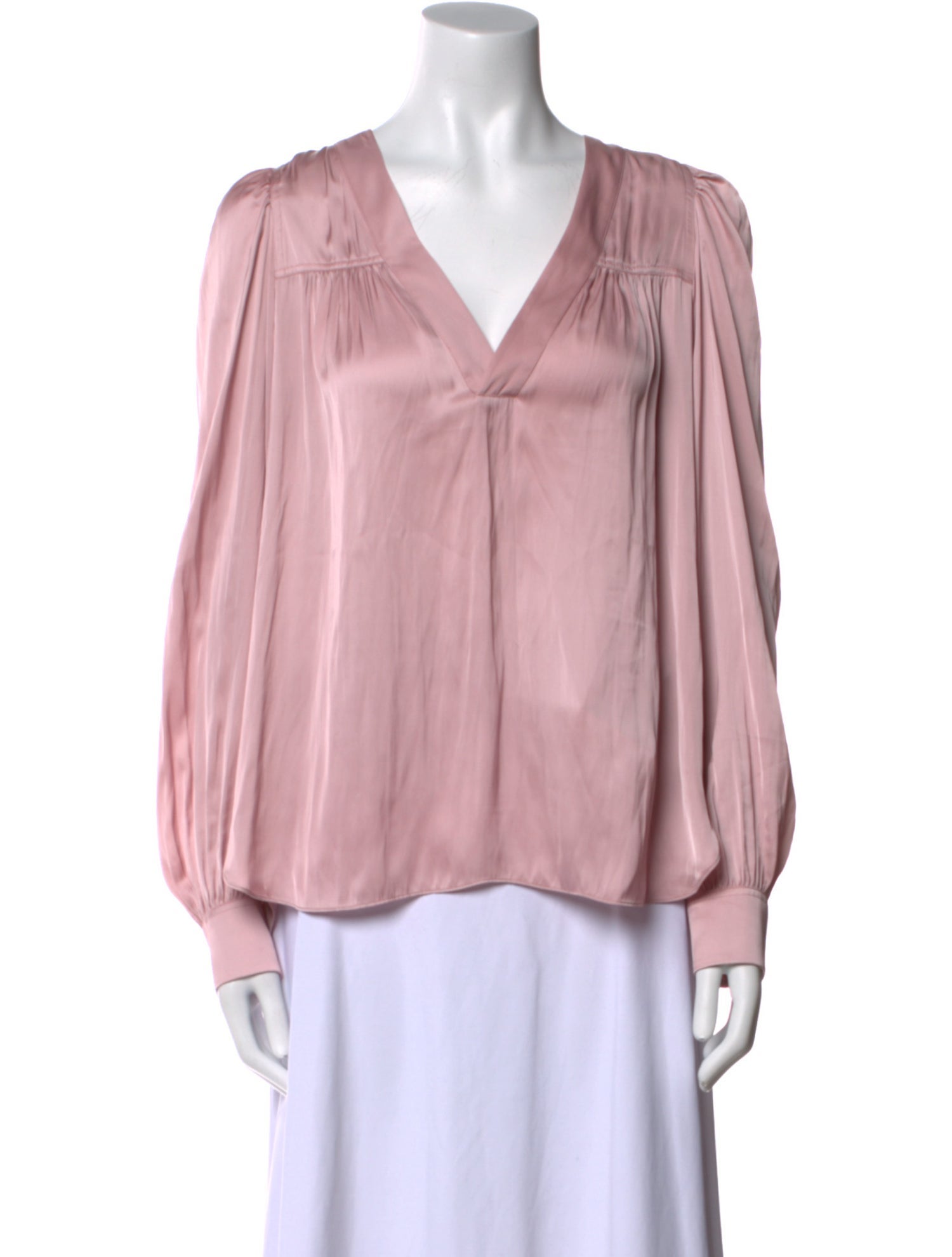 Zadig & Voltaire V-Neck Long Sleeve Blouse