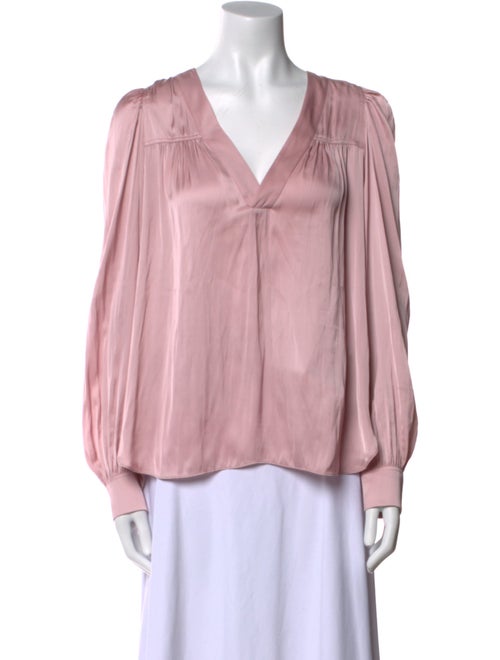 Zadig & Voltaire V-Neck Long Sleeve Blouse