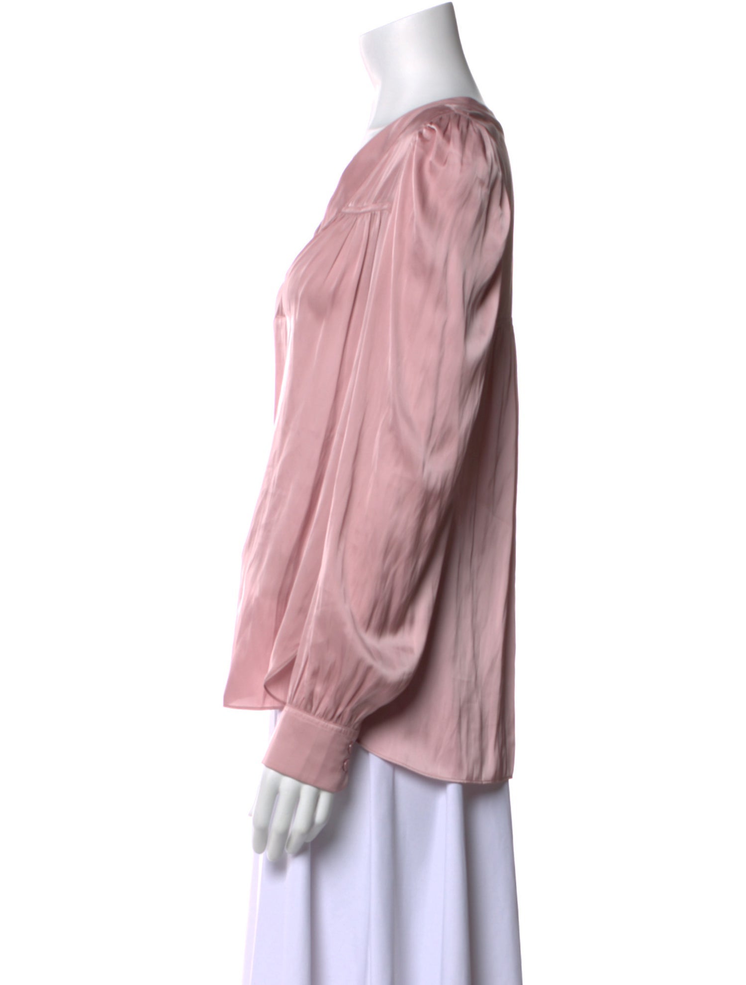 Zadig & Voltaire V-Neck Long Sleeve Blouse