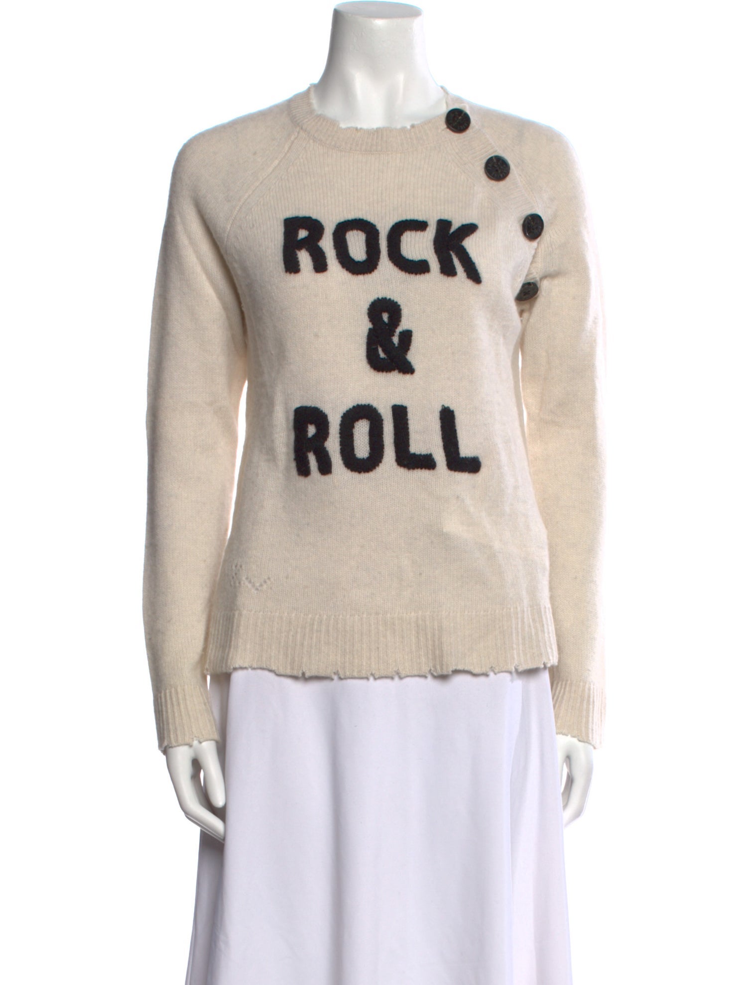 Zadig & Voltaire Cashmere Graphic Print Sweater