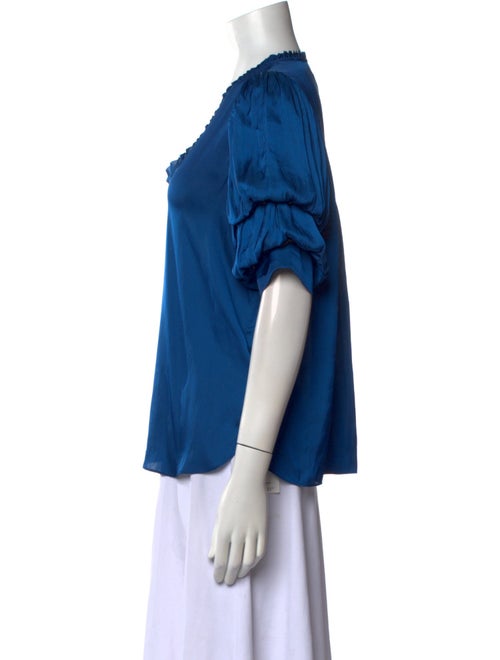 Zadig & Voltaire V-Neck Short Sleeve Blouse