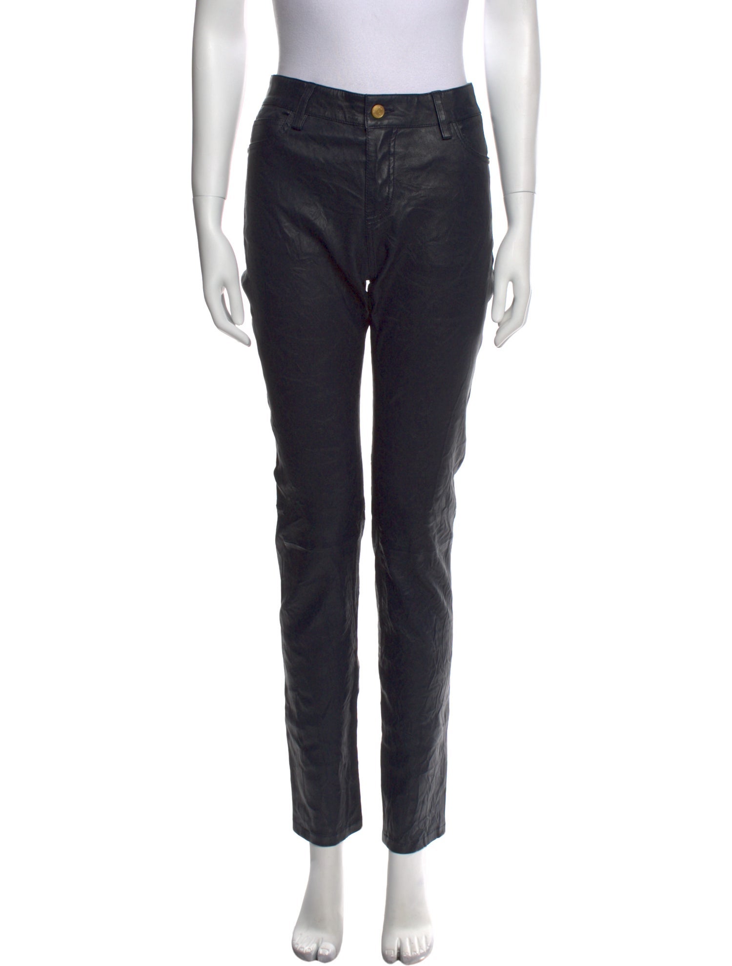Zadig & Voltaire Leather Straight Leg Pants w/ Tags