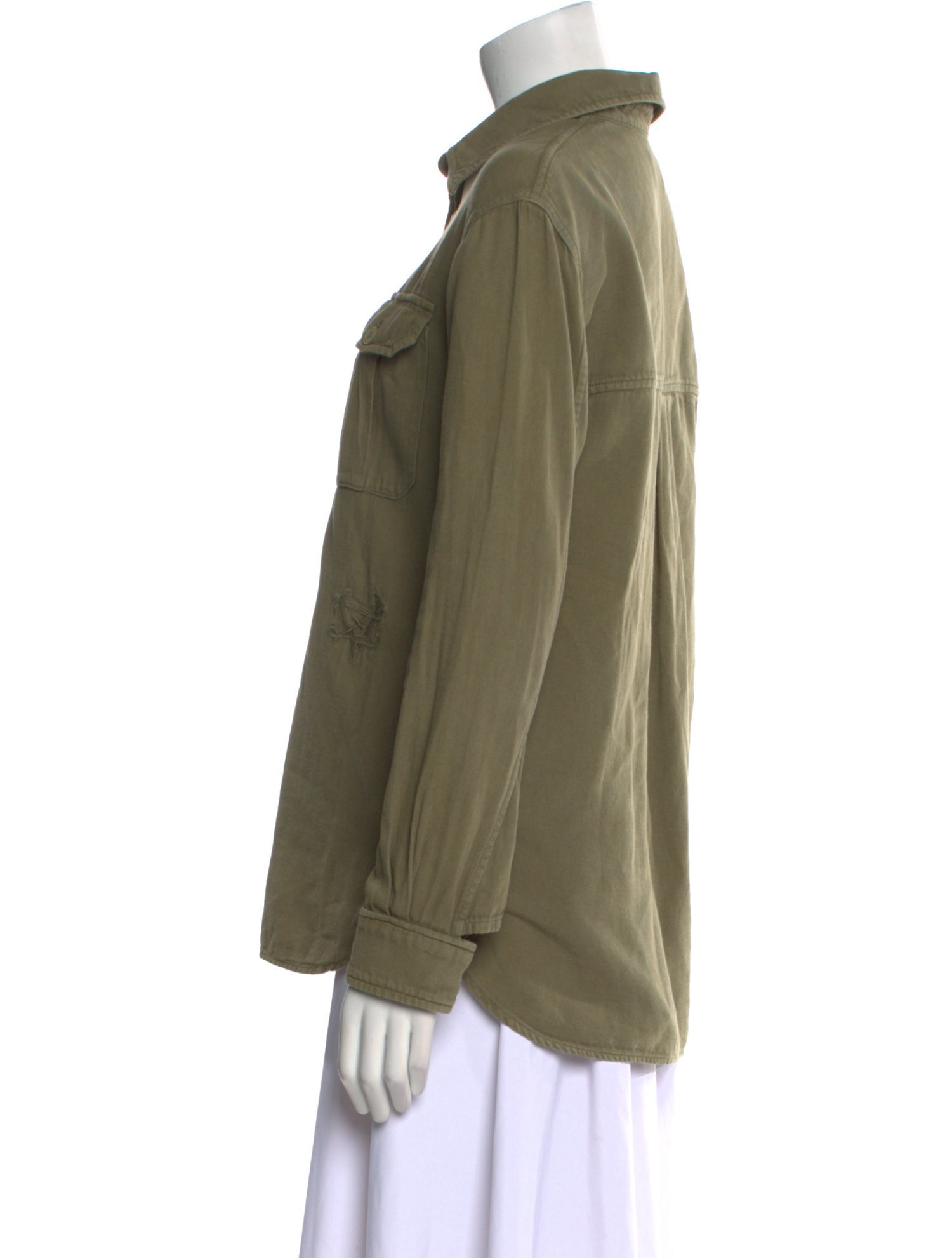 Zadig & Voltaire Long Sleeve Button-Up Top