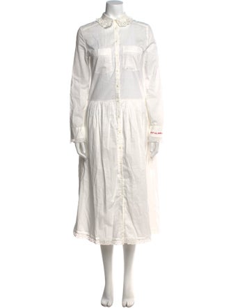 Zadig & Voltaire Mock Neck Midi Length Dress