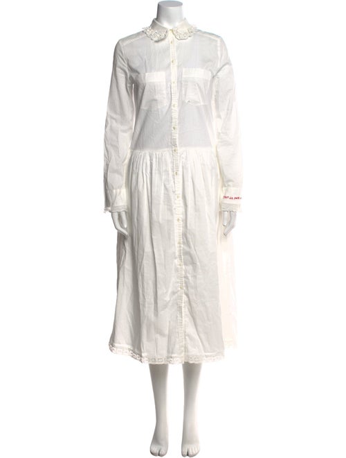 Zadig & Voltaire Mock Neck Midi Length Dress