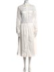 Zadig & Voltaire Mock Neck Midi Length Dress