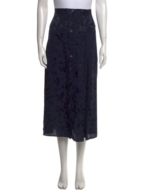 Zadig & Voltaire Silk Midi Length Skirt