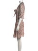 Zadig & Voltaire Floral Print Knee-Length Dress