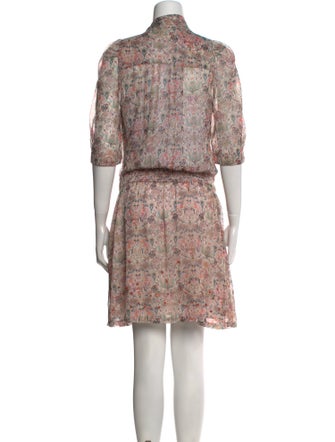 Zadig & Voltaire Floral Print Knee-Length Dress