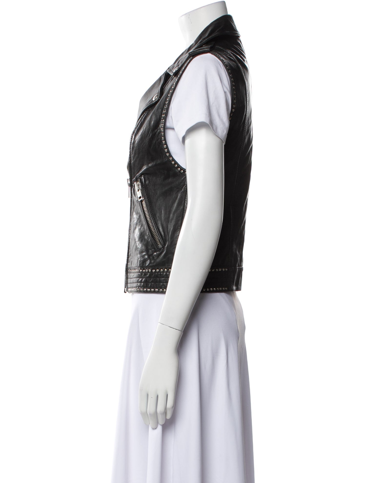 Zadig & Voltaire Lamb Leather Biker Jacket