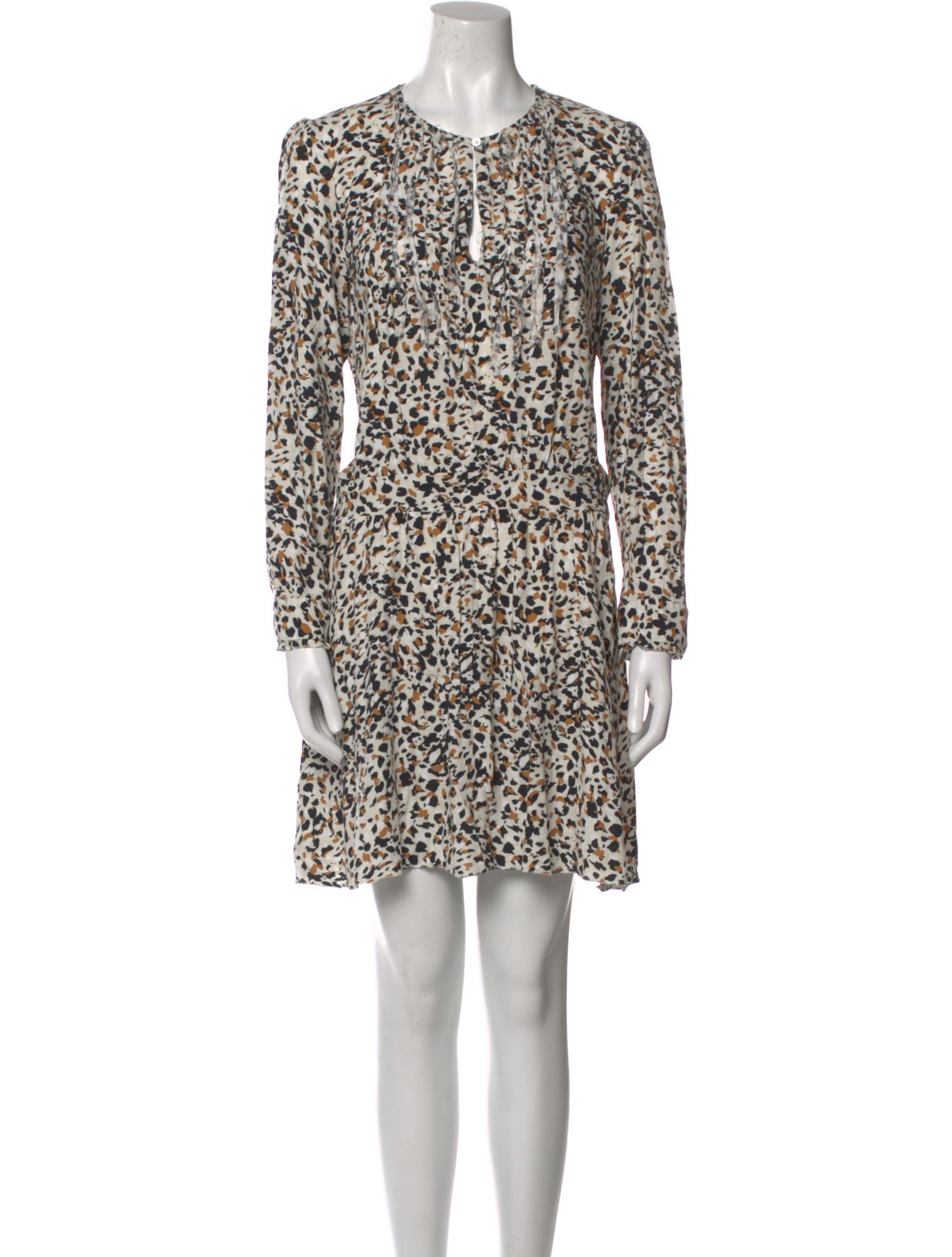 Zadig & Voltaire Animal Print Mini Dress