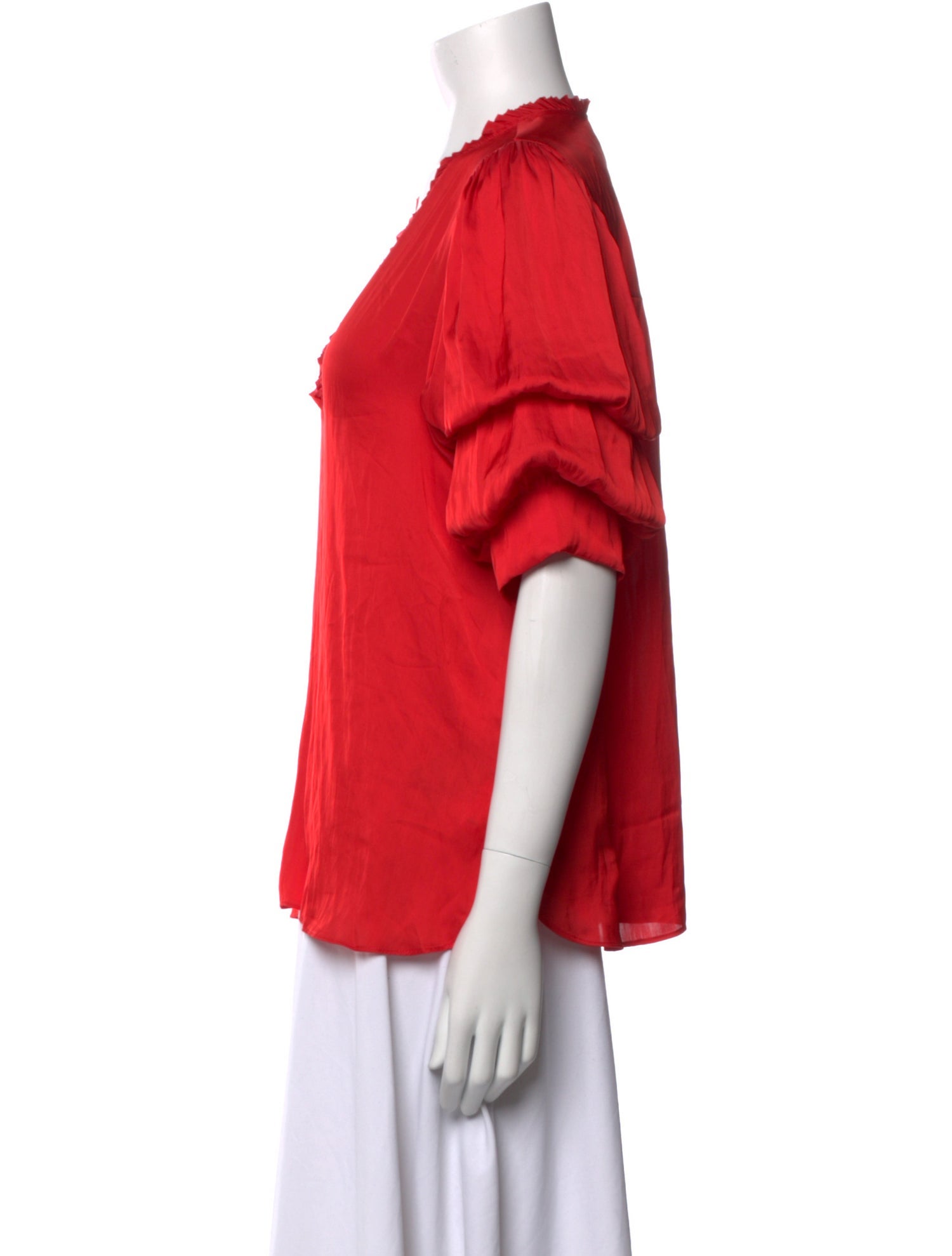 Zadig & Voltaire V-Neck Short Sleeve Blouse