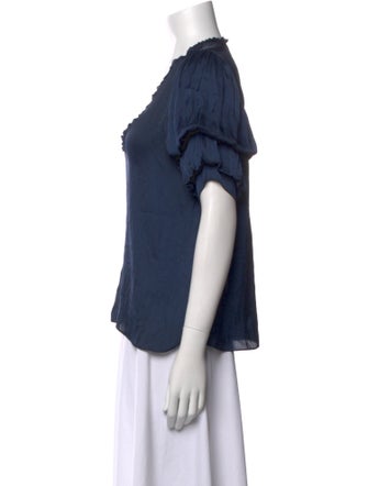 Zadig & Voltaire V-Neck Short Sleeve Blouse