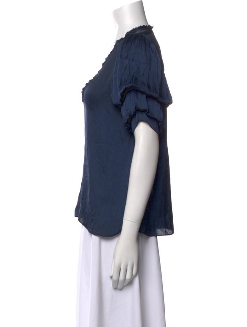 Zadig & Voltaire V-Neck Short Sleeve Blouse