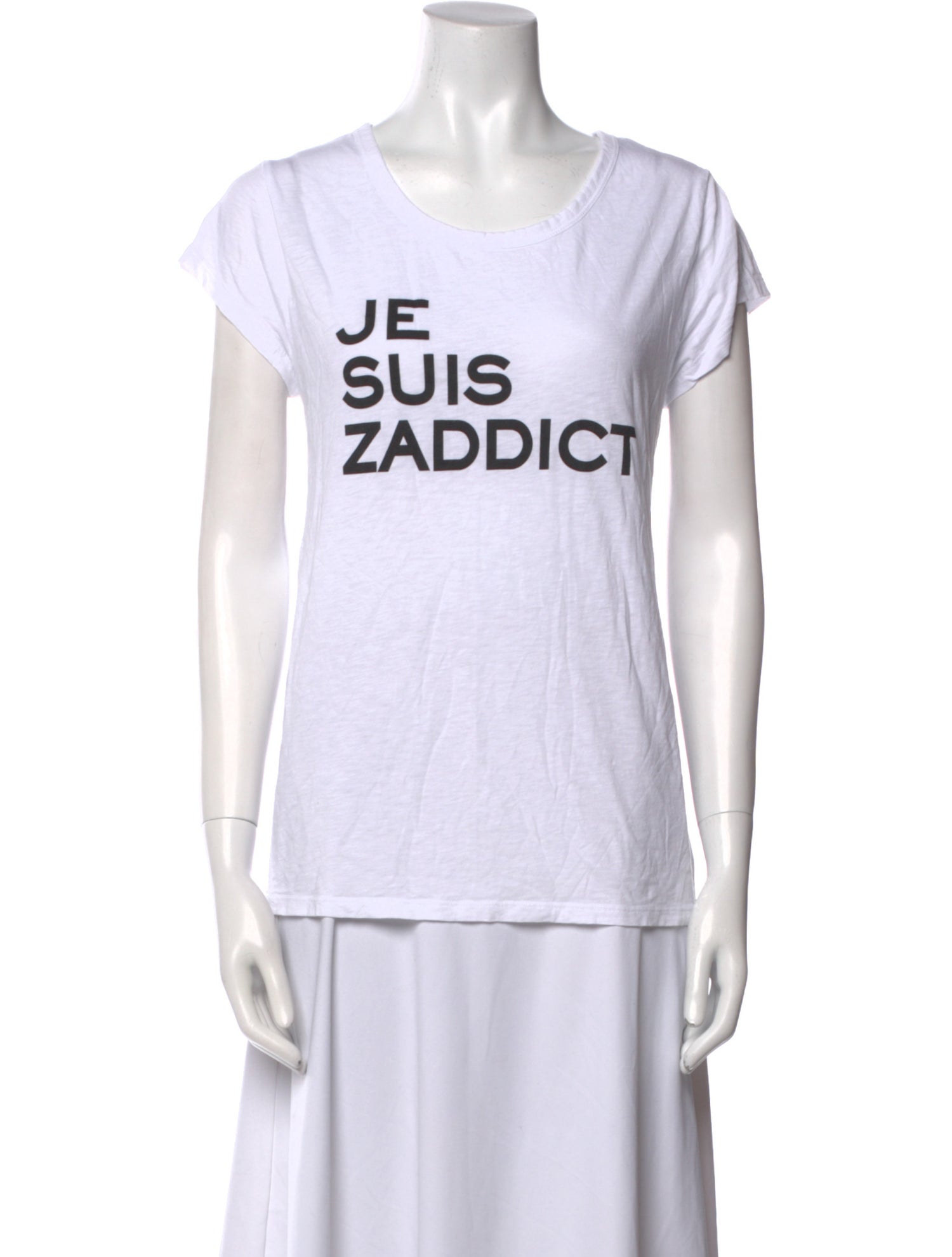 Zadig & Voltaire Graphic Print Scoop Neck T-Shirt