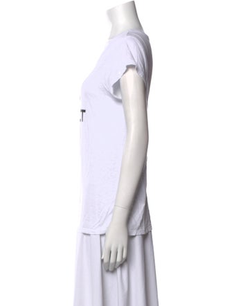 Zadig & Voltaire Graphic Print Scoop Neck T-Shirt