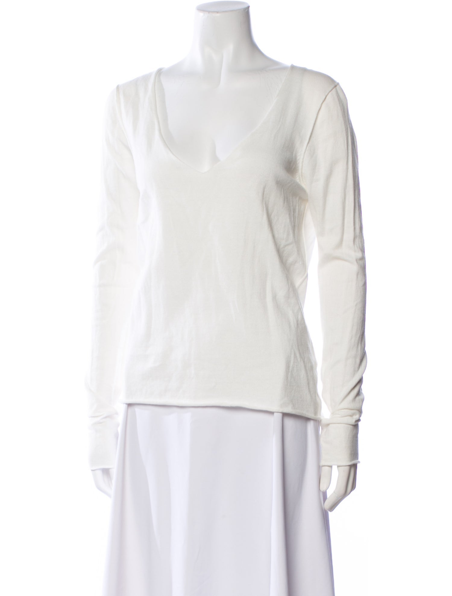 Zadig & Voltaire V-Neck Long Sleeve Top