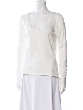 Zadig & Voltaire V-Neck Long Sleeve Top