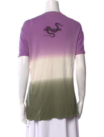 Zadig & Voltaire Graphic Print Crew Neck T-Shirt