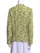 Zadig & Voltaire Floral Print V-Neck Blouse