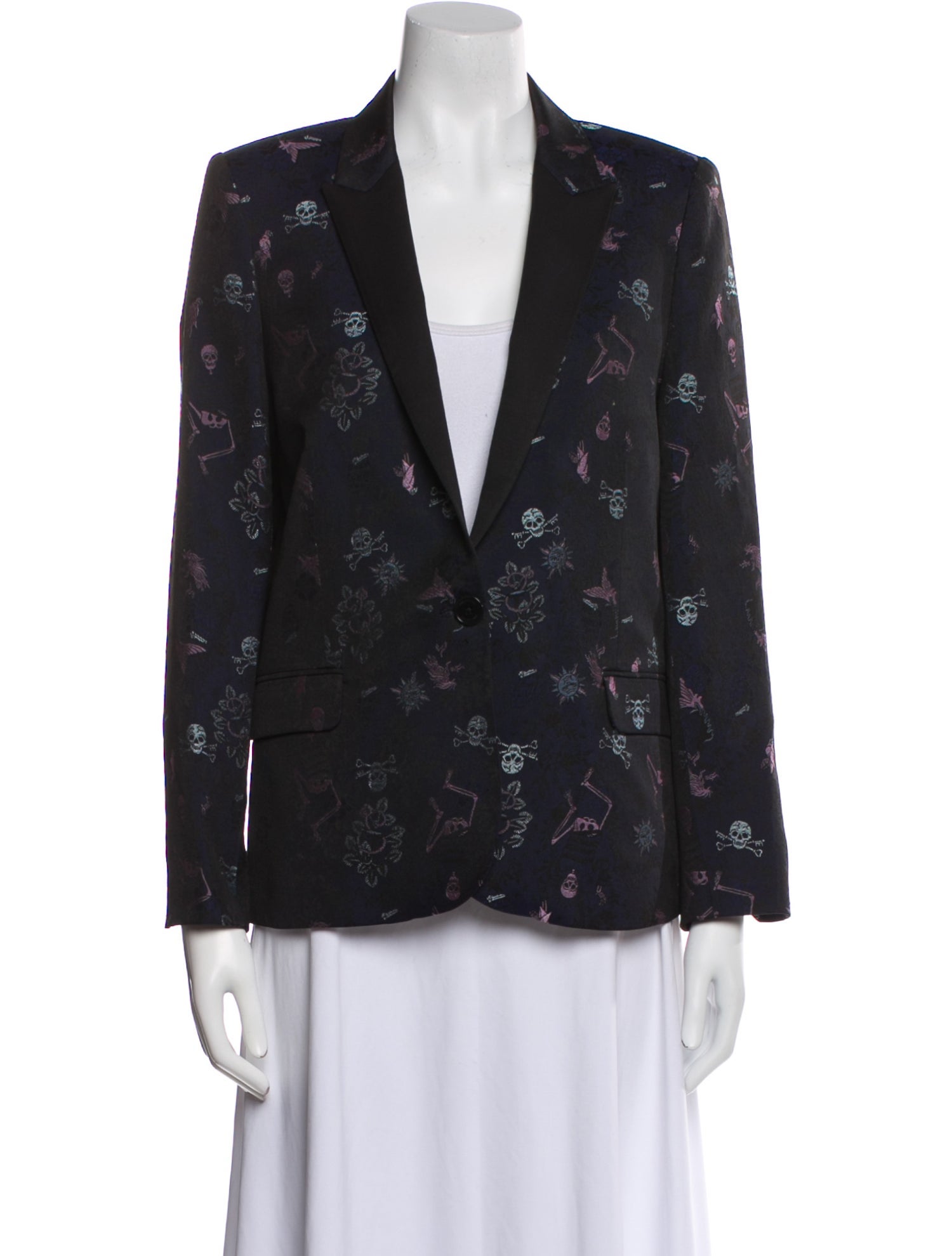 Zadig & Voltaire Floral Print Blazer
