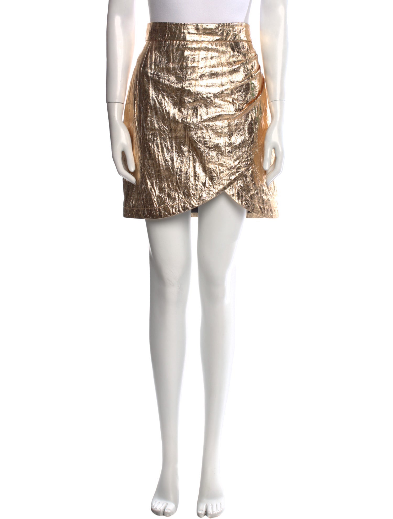 Zadig & Voltaire Goat Leather Mini Skirt