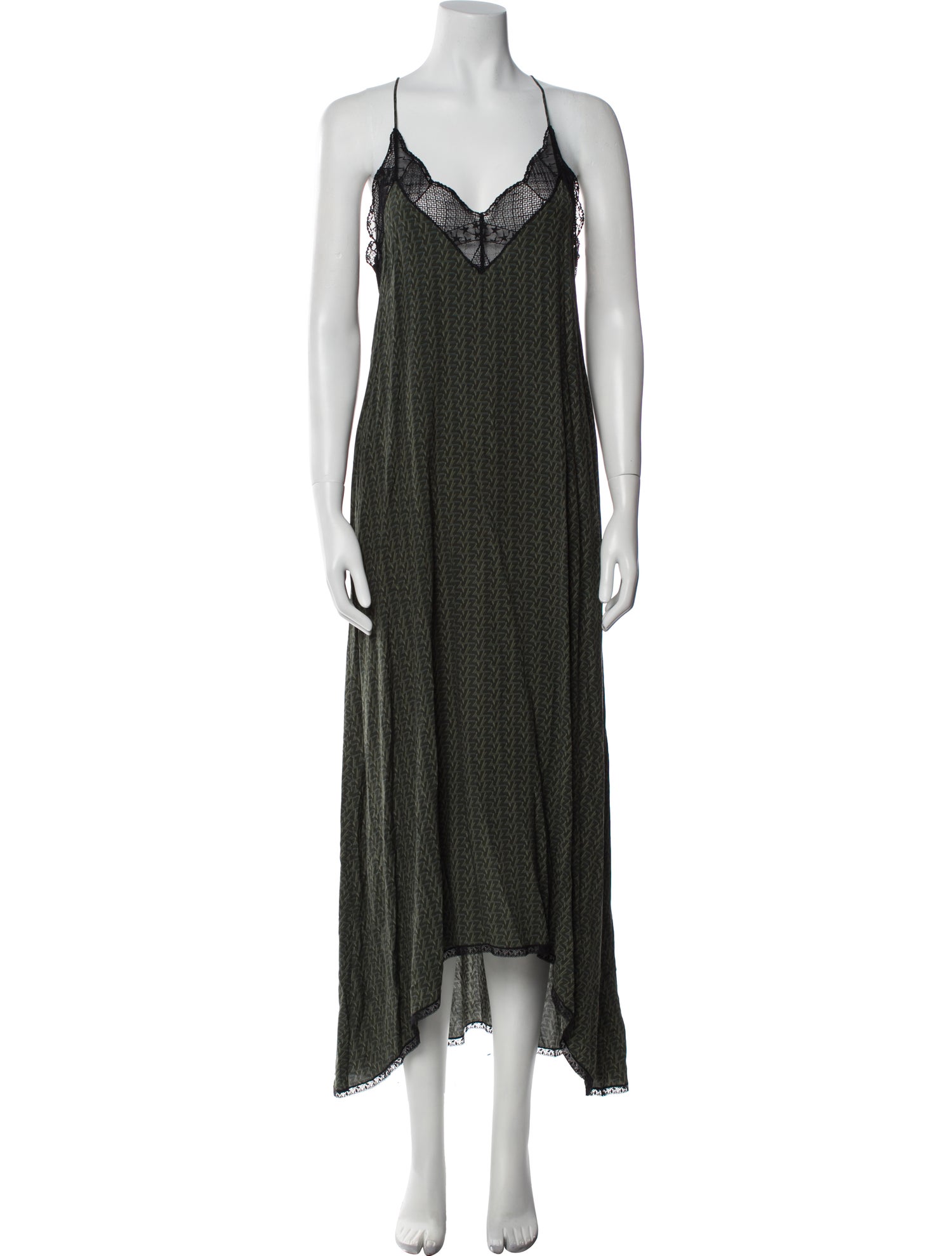 Zadig & Voltaire V-Neck Long Dress