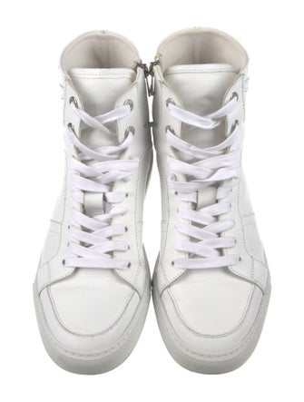 Zadig & Voltaire Leather Wedge Sneakers
