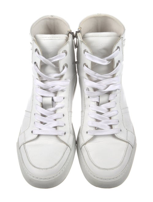 Zadig & Voltaire Leather Wedge Sneakers
