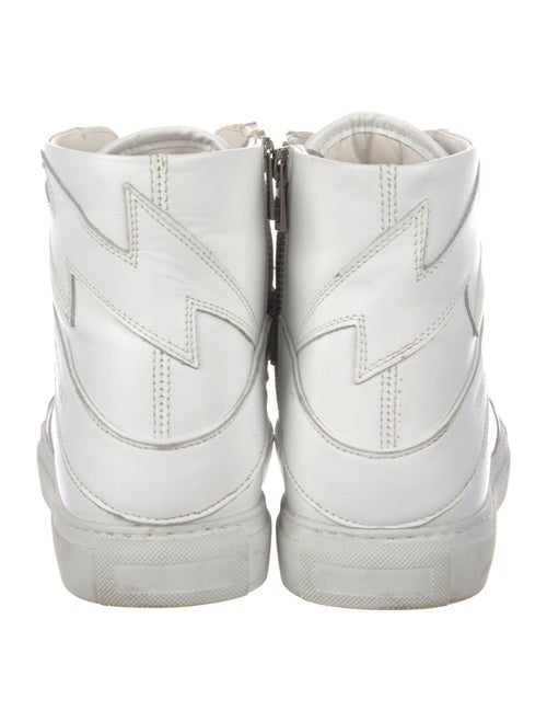 Zadig & Voltaire Leather Wedge Sneakers