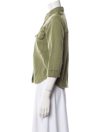 Zadig & Voltaire Three-Quarter Sleeve Button-Up Top